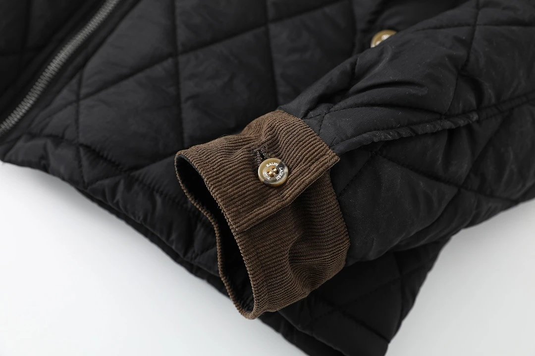 Ralph Lauren Quilted Corduroy Jacket Multi - Gallery Image 12 - Detailed View