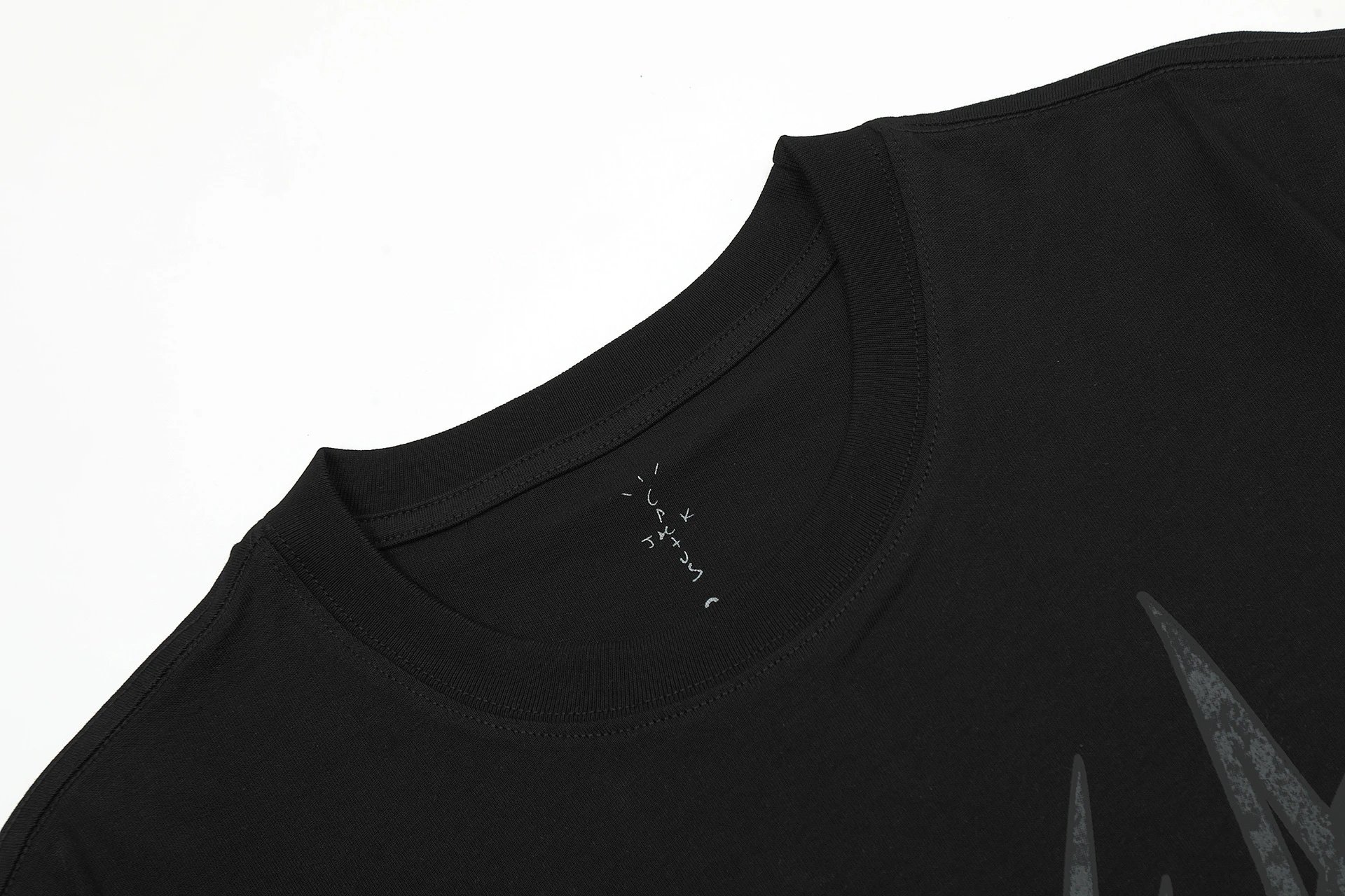 Street Graphic Cotton Tee Charcoal Black - Gallery Image 10 - Detailed View