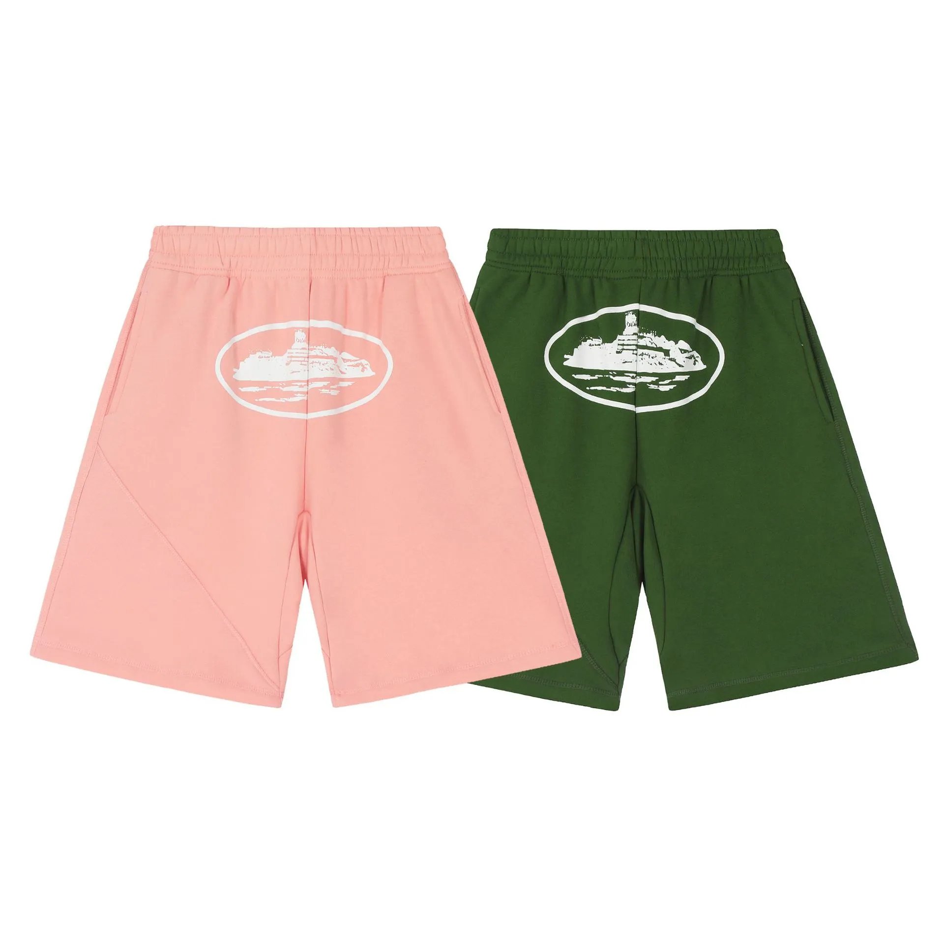 24S Devil Island Printed Shorts Multicolor - Gallery Image 3 - Detailed View