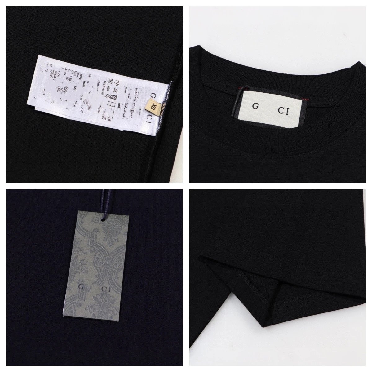 Casual Logo Cotton Tee Unisex Top Ecru - Gallery Image 14 - Detailed View