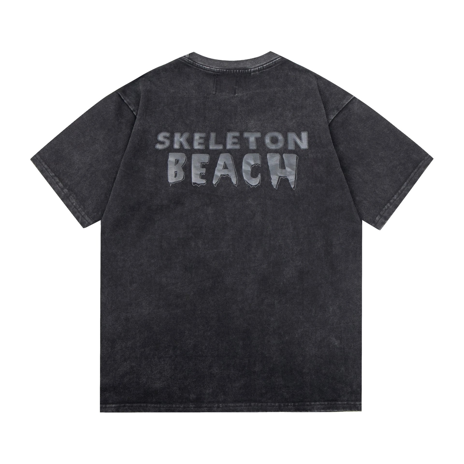 Gallery Dept Rose Skeleton Tee Black - Gallery Image 3 - Detailed View