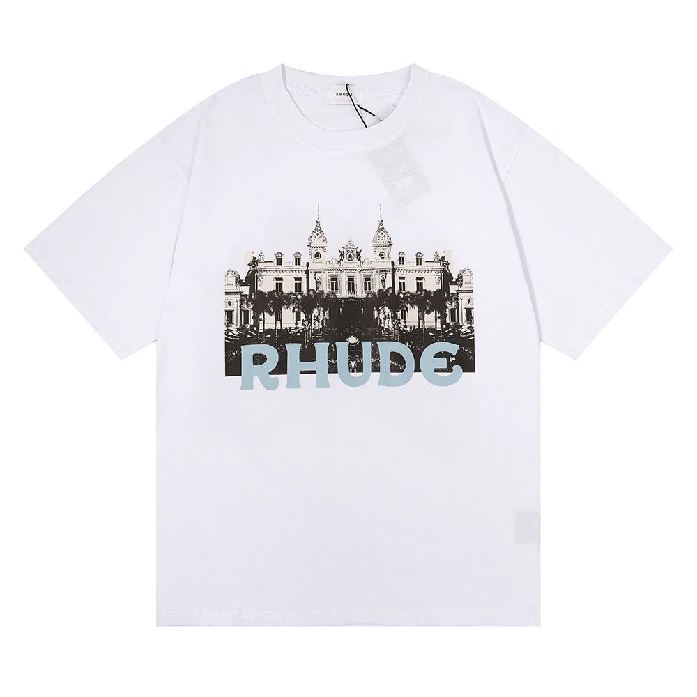 Rhude Castle Print Tee Multi - Gallery Image 6 - Detailed View