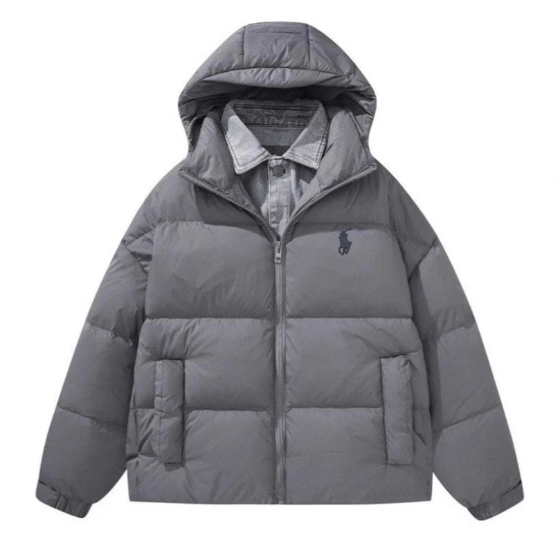 PoloRL Colorful Embroidered Down Jacket - Gallery Image 3 - Detailed View