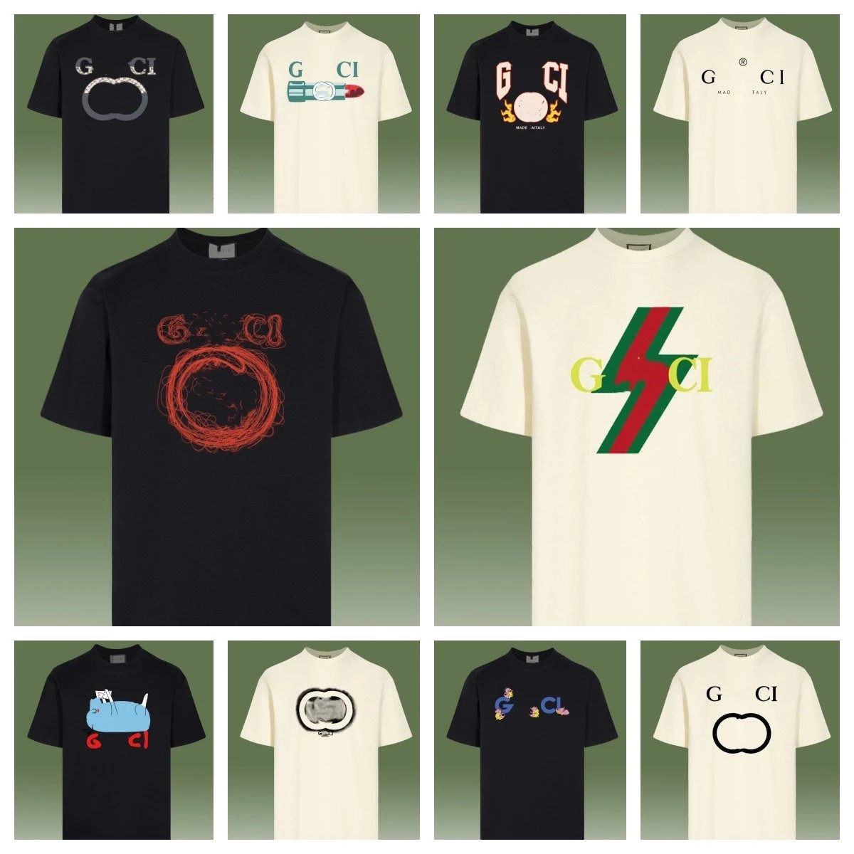 Classic Graphic Cotton Tee Unisex Onyx - Gallery Image 1 - Detailed View