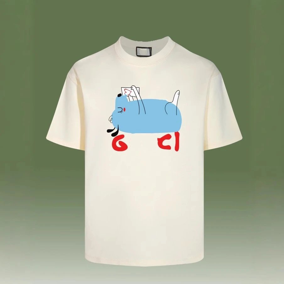 Classic Graphic Cotton Tee Unisex Onyx - Gallery Image 4 - Detailed View