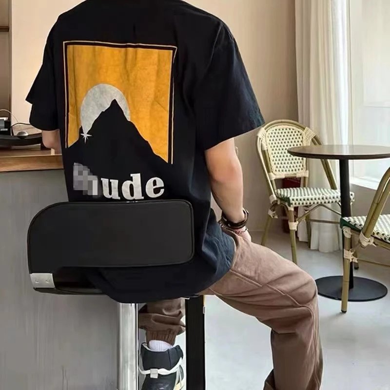 Rhude Sunset Print Tee Black - Gallery Image 6 - Detailed View