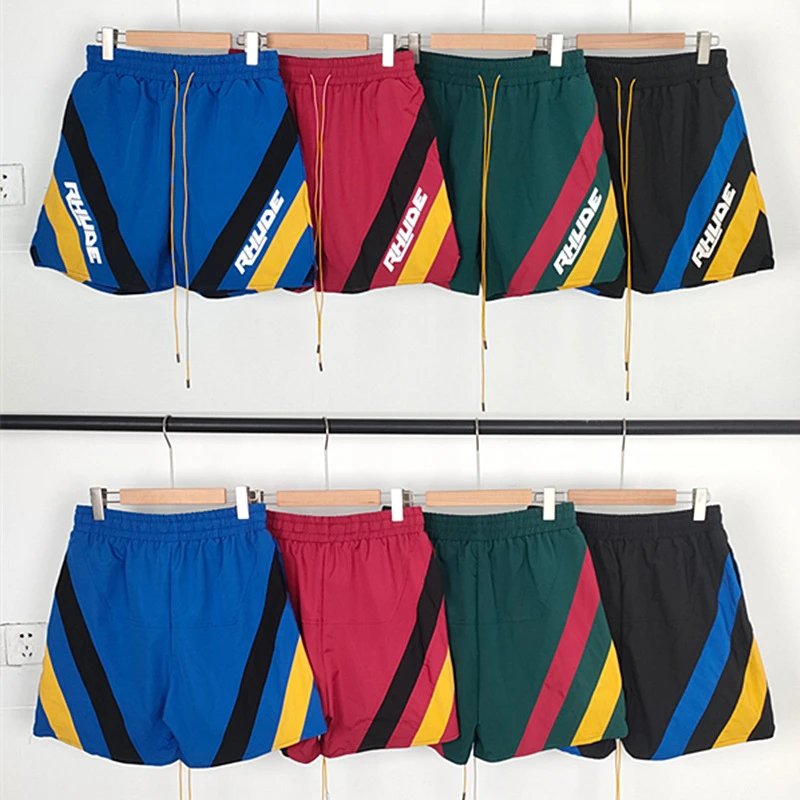 RHUDE Striped Quick Dry Shorts Multicolor - High Quality Product Image - Cnfans