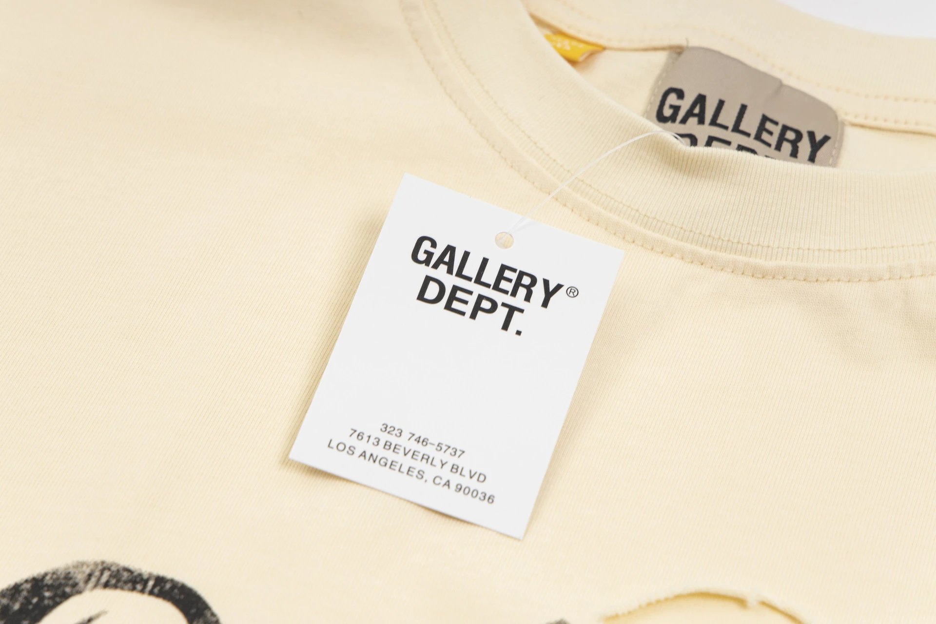 Gallery Dept Beige Distressed Tank - Gallery Image 6 - Detailed View