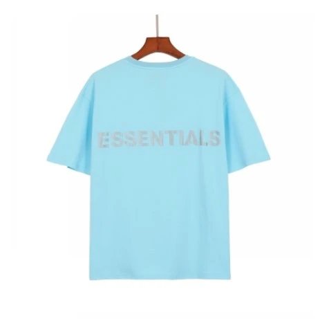Oversized Streetwear Cotton Tee Sky Blue - Essentials - Cnfans - $20.00