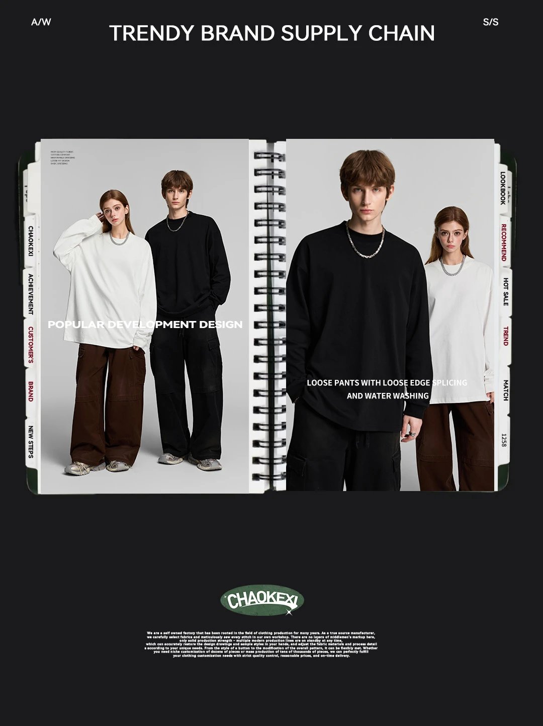 Retro Cotton Blend Unisex Long Sleeve Tee - Off White - Gallery Image 5 - Detailed View