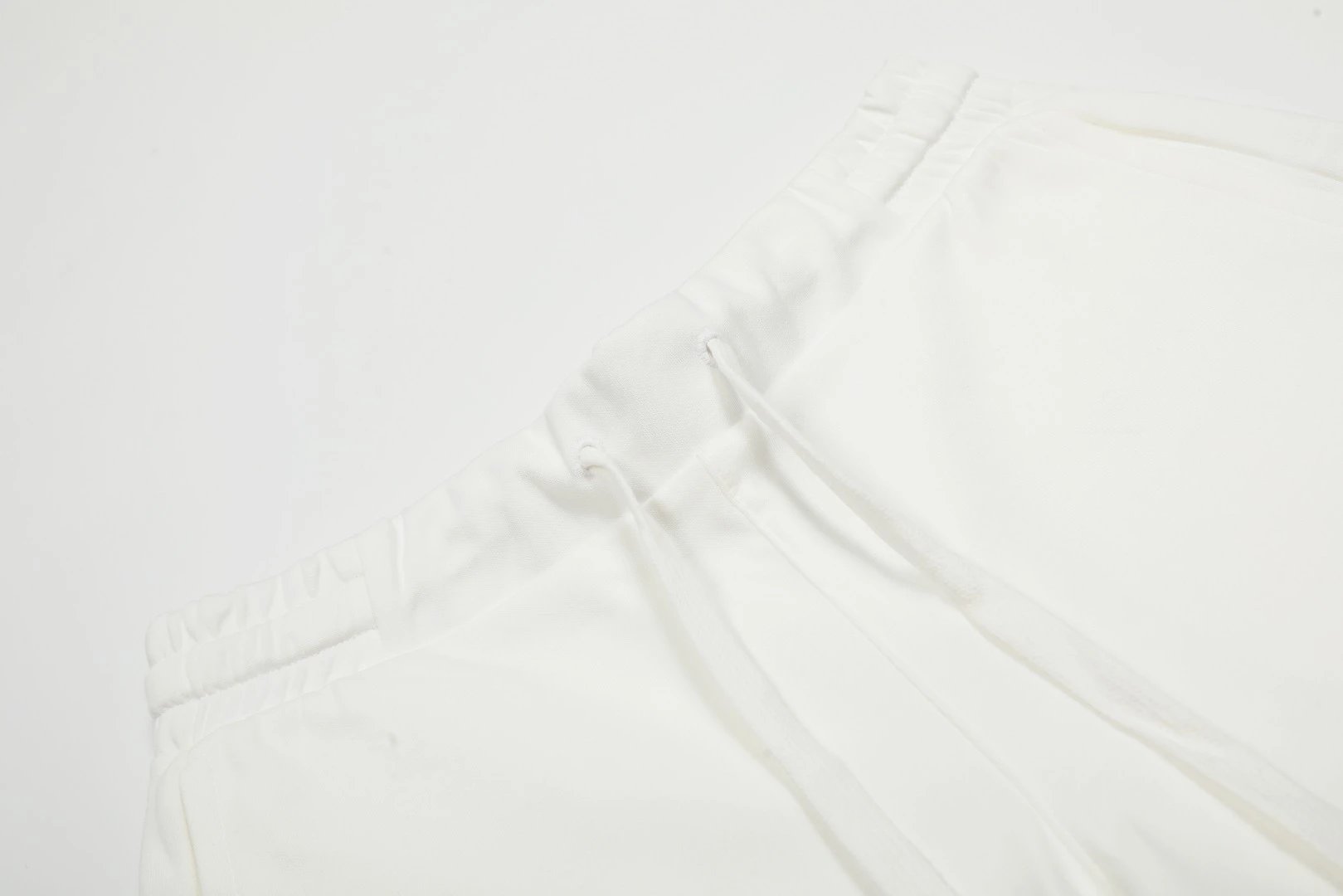 Casual Summer Cotton Drawstring Women's Shorts - Onyx - Gallery Image 13 - Detailed View