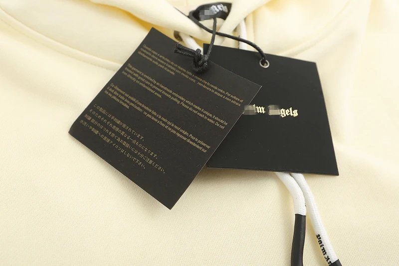 Street Shark Cotton Hoodie Unisex Top Ivory - Gallery Image 8 - Detailed View