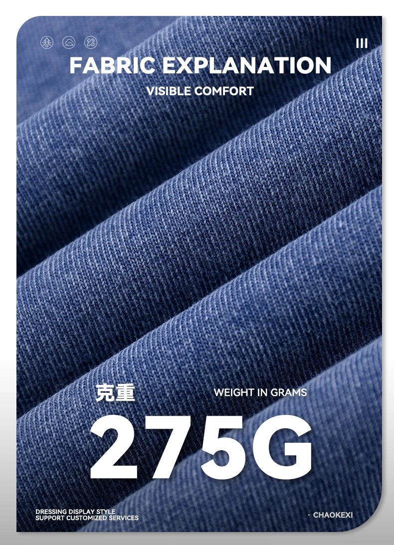 Vintage Cotton Oversized Tee Distressed Waxed Charcoal - Gallery Image 7 - Detailed View