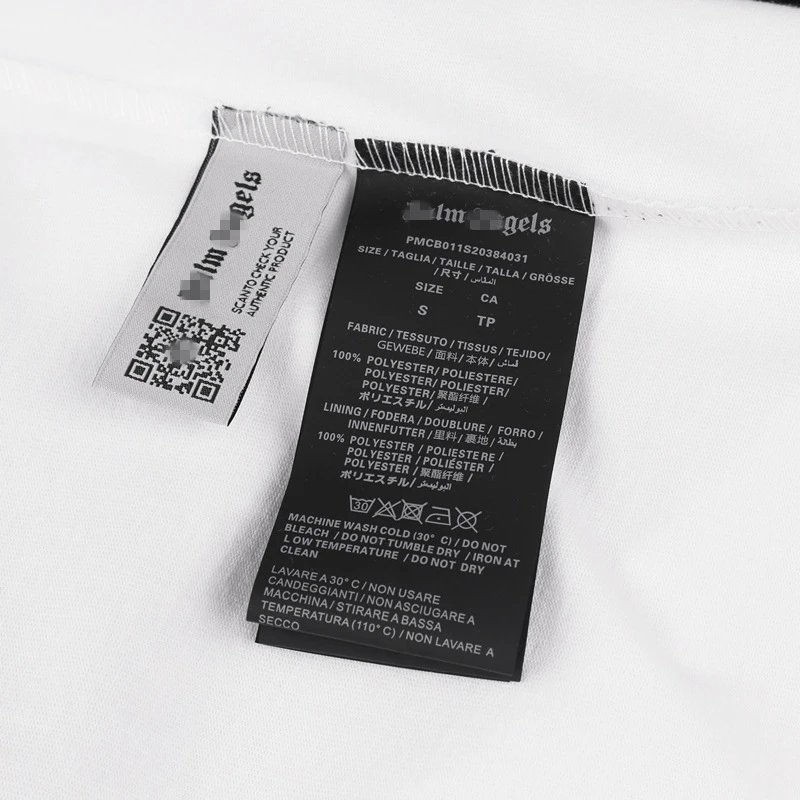 Palm Angels Portrait Hoodie White - Gallery Image 6 - Detailed View