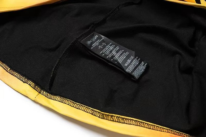 Unisex Flame Print Cotton Tee Ivory/Onyx - Gallery Image 11 - Detailed View