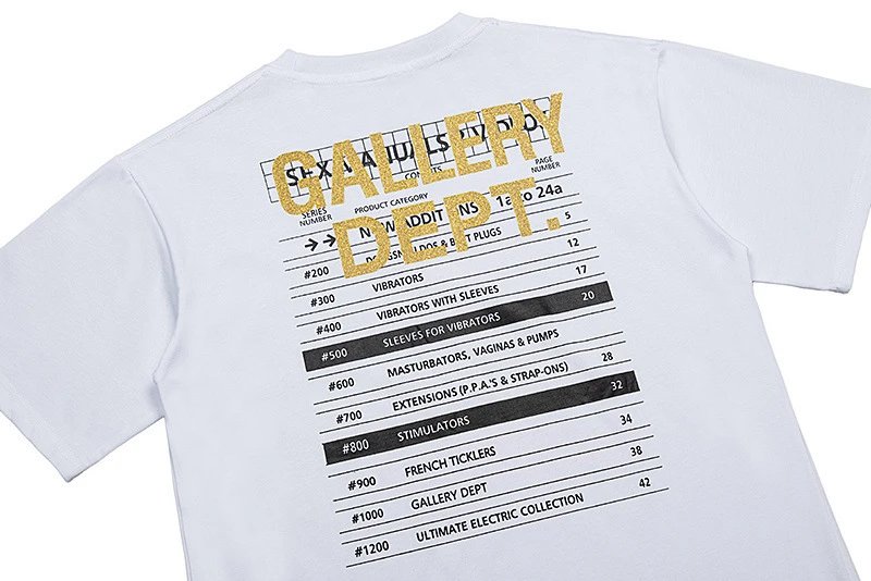 Gallery Dept Dynamic Duo T-Shirt Black/White - Gallery Image 7 - Detailed View