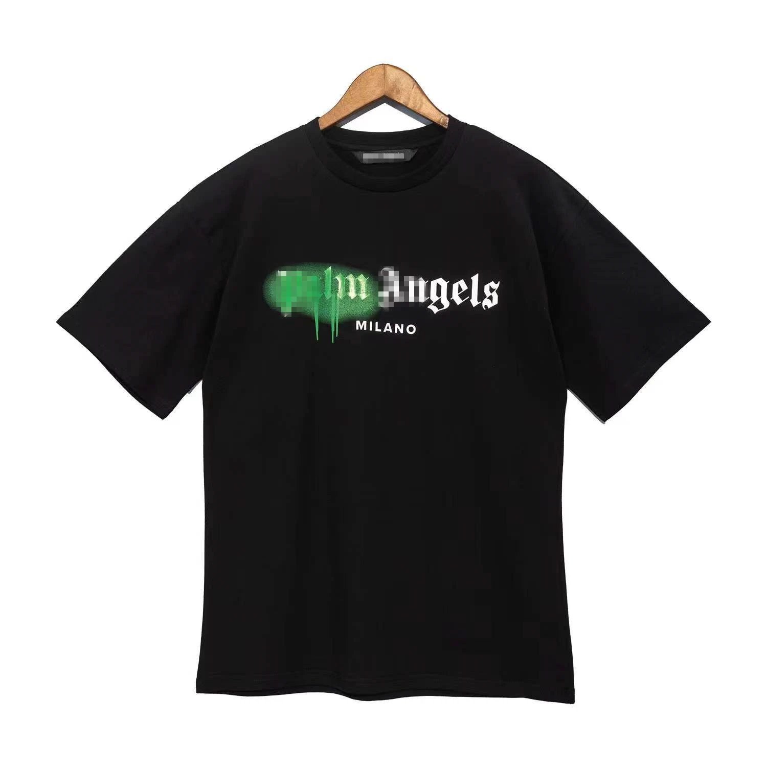 Street Style Graphic Cotton Tee Emerald Green - Related Product - Cnfans