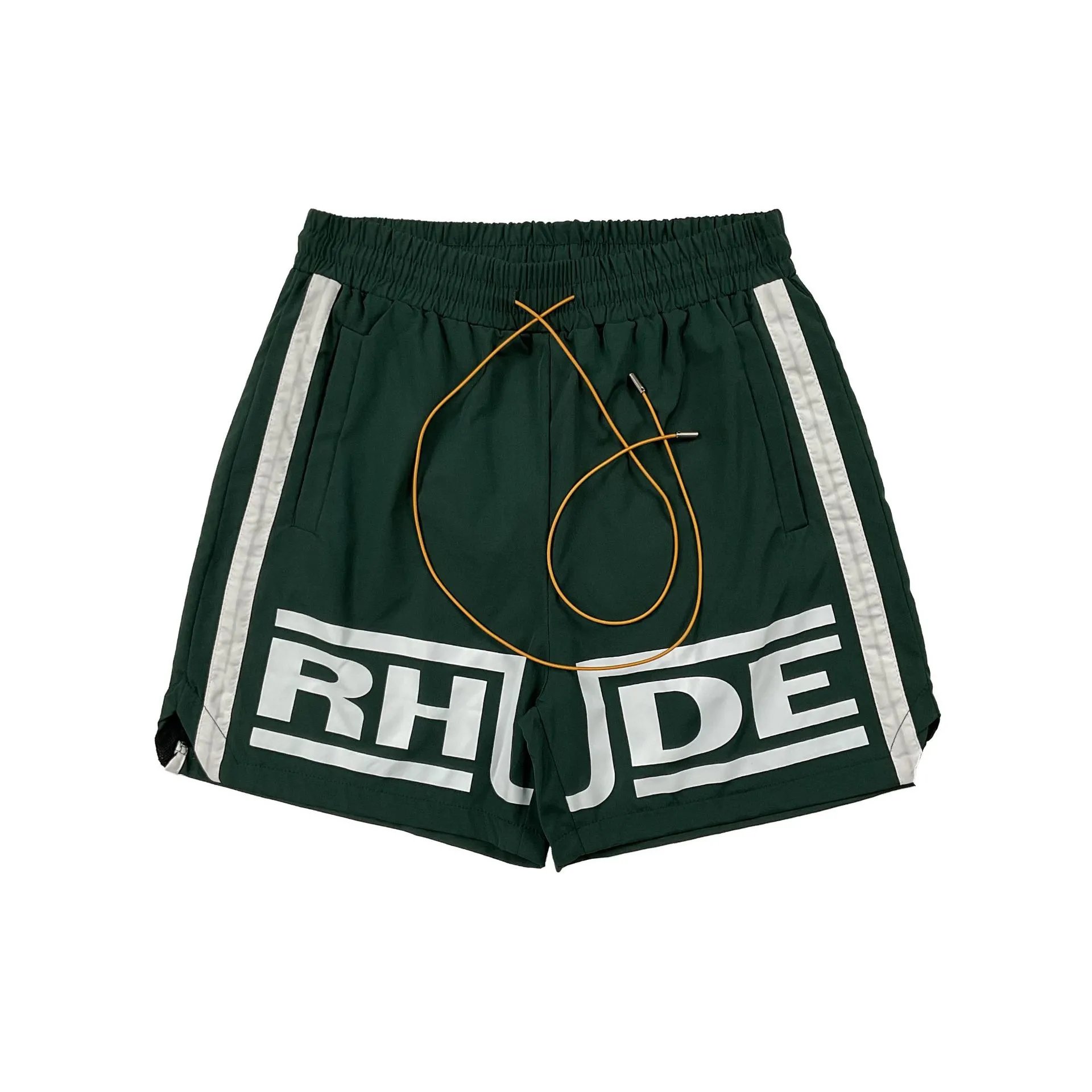 Rhude Striped Colorblock Shorts Multicolor - Gallery Image 7 - Detailed View