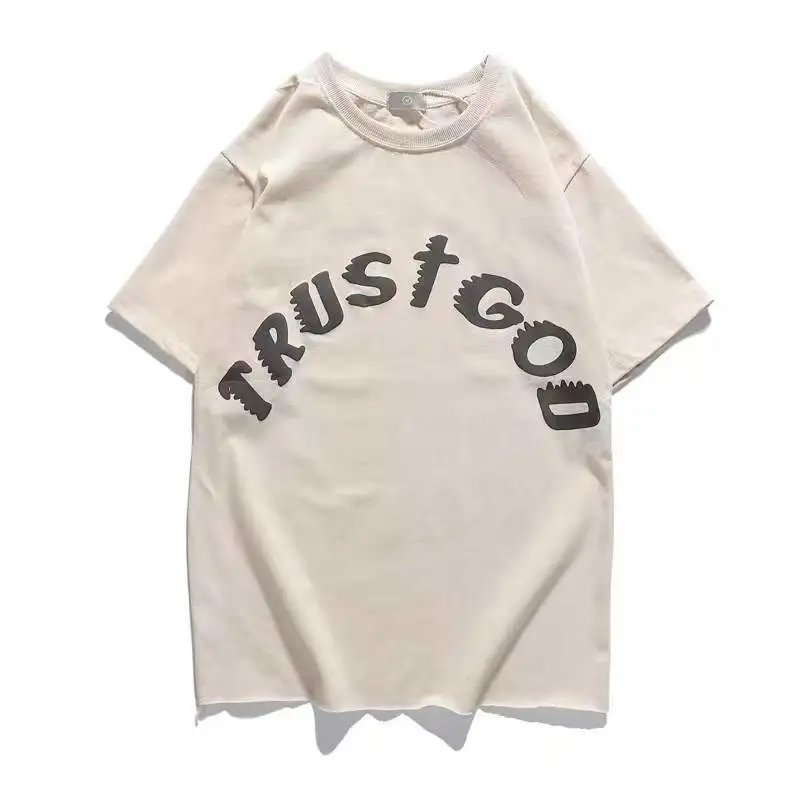 Unisex Hip-Hop Tee Beige - CPFM x Kanye West  - Cnfans - $17.42