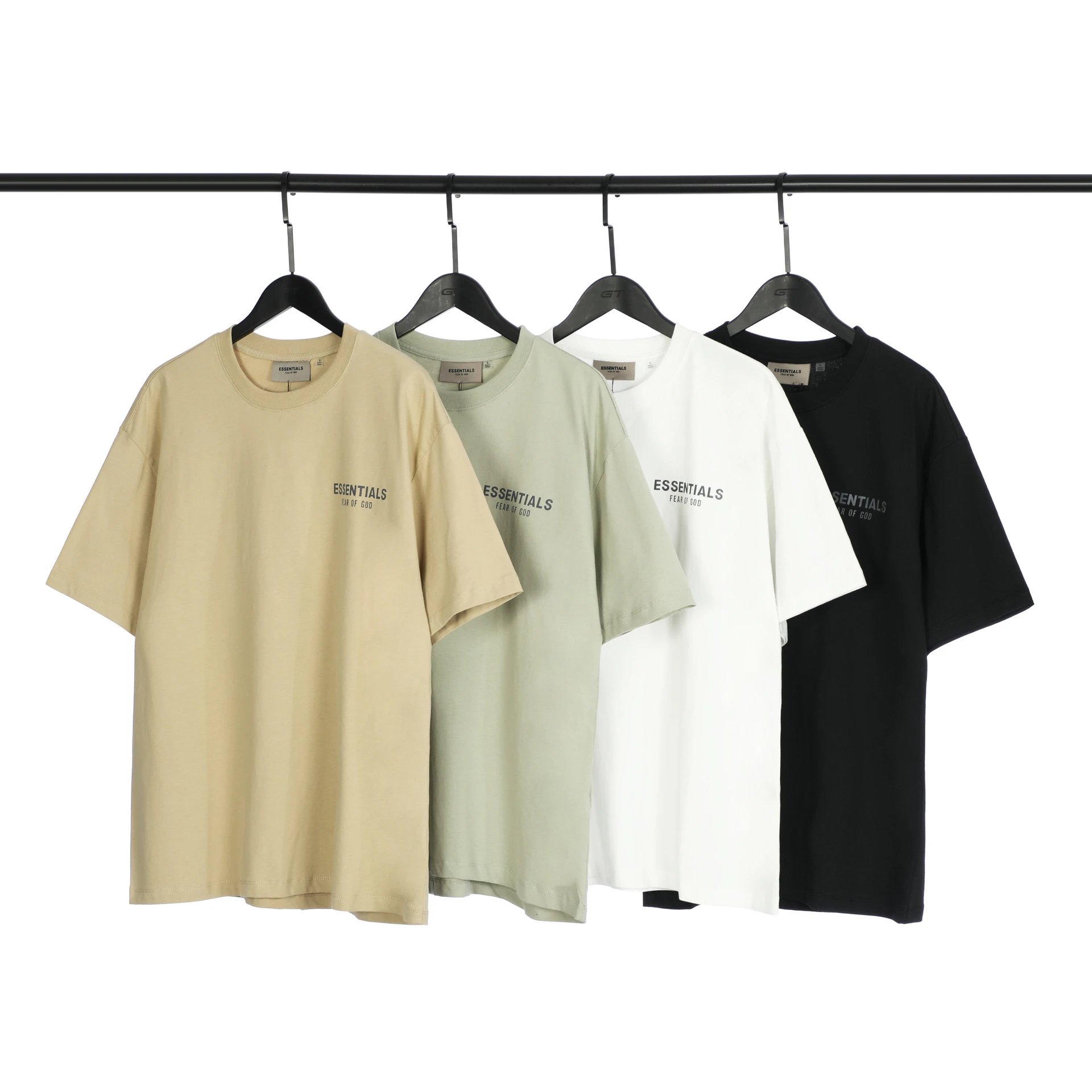 High Street Letter Print T-Shirt in Ivory - Gallery Image 1 - Detailed View