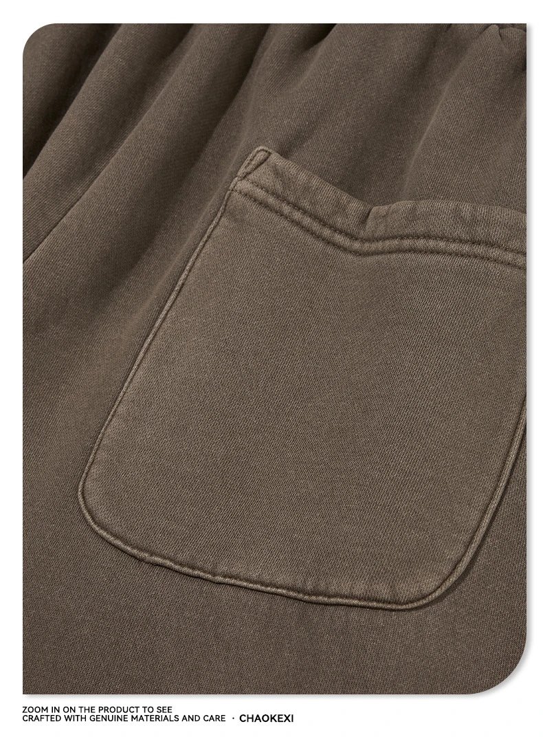 Men's Autumn Casual Sweatpants Straight-leg Slate - Gallery Image 9 - Detailed View