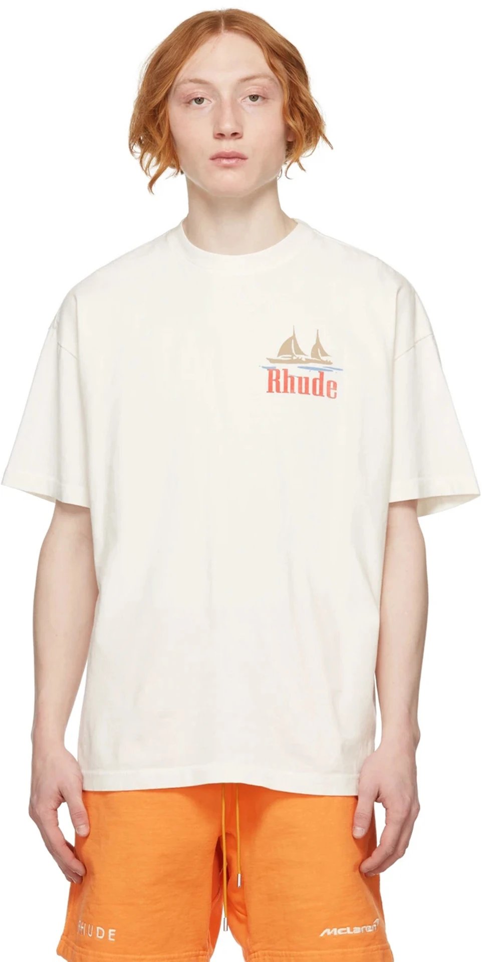 Rhude Sail Print Tee Multi - Gallery Image 8 - Detailed View