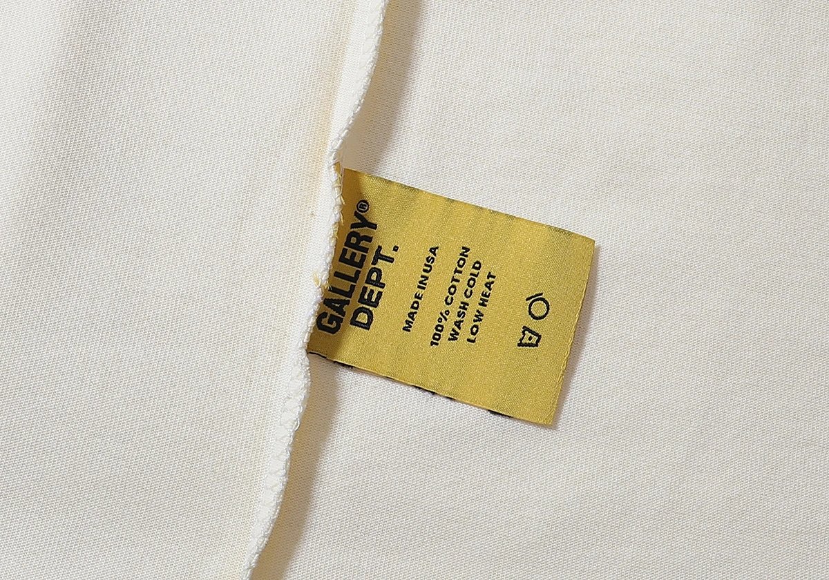 Gallery Dept Vintage T-Shirt Beige - Gallery Image 14 - Detailed View