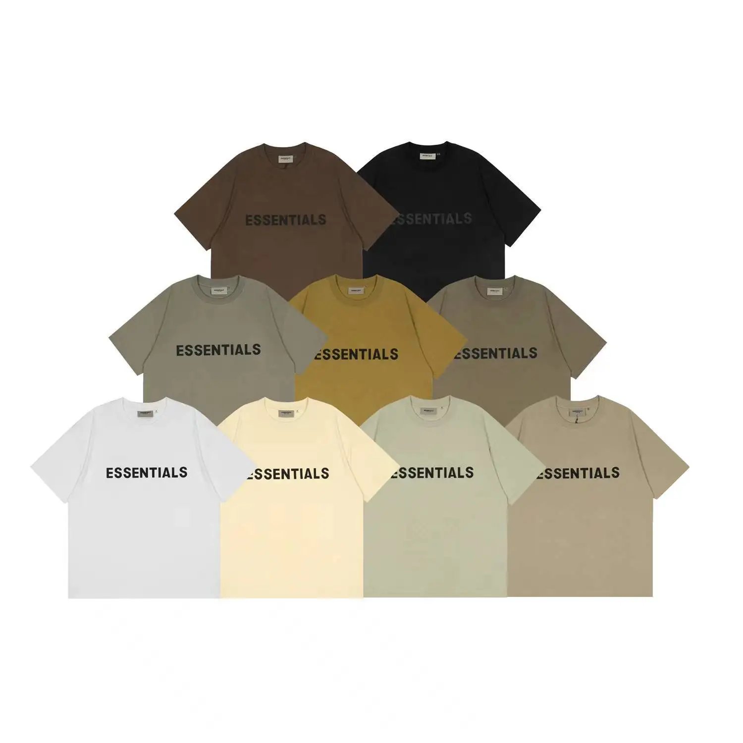 Streetwear Cotton Logo Tee Mustard Yellow - Gallery Image 1 - Detailed View