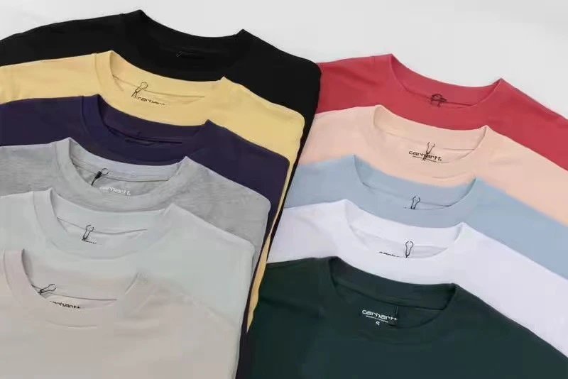 Casual Cotton Men's Pocket Tee Basic Top Umber - Gallery Image 14 - Detailed View