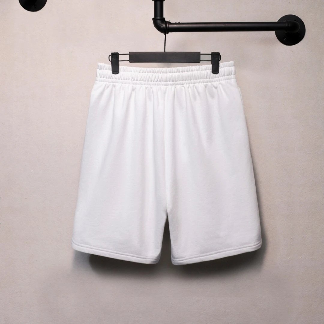 Unisex Athletic Fleece Shorts Jet Black - Gallery Image 4 - Detailed View