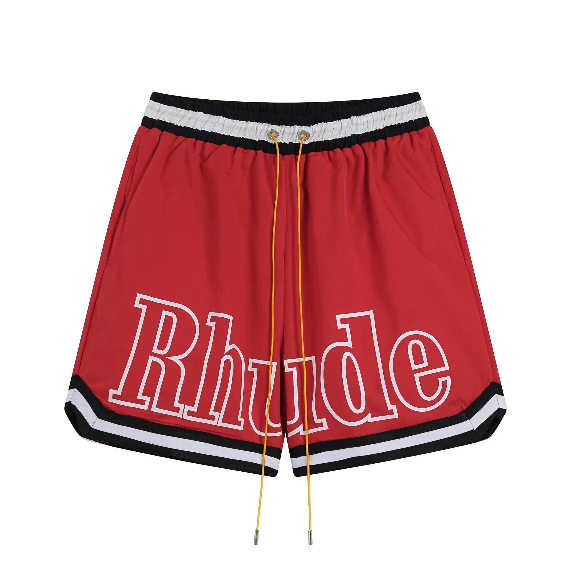 Rhude Two-Tone Mesh Shorts Multicolor - Gallery Image 6 - Detailed View