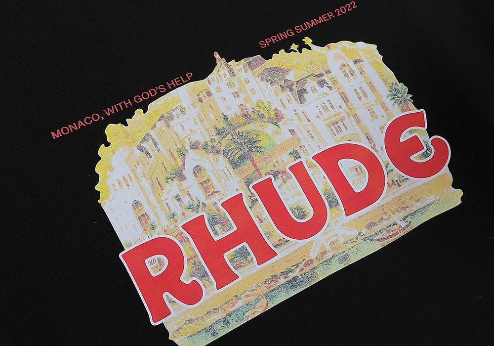 Rhude Castle Print Tee Multi - Gallery Image 11 - Detailed View