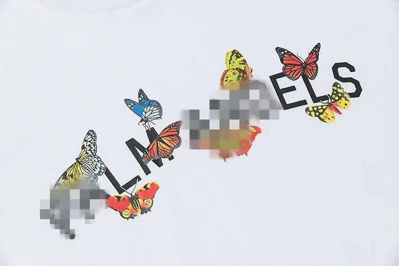 Vintage Butterfly Graphic Cotton Tee White - Gallery Image 9 - Detailed View
