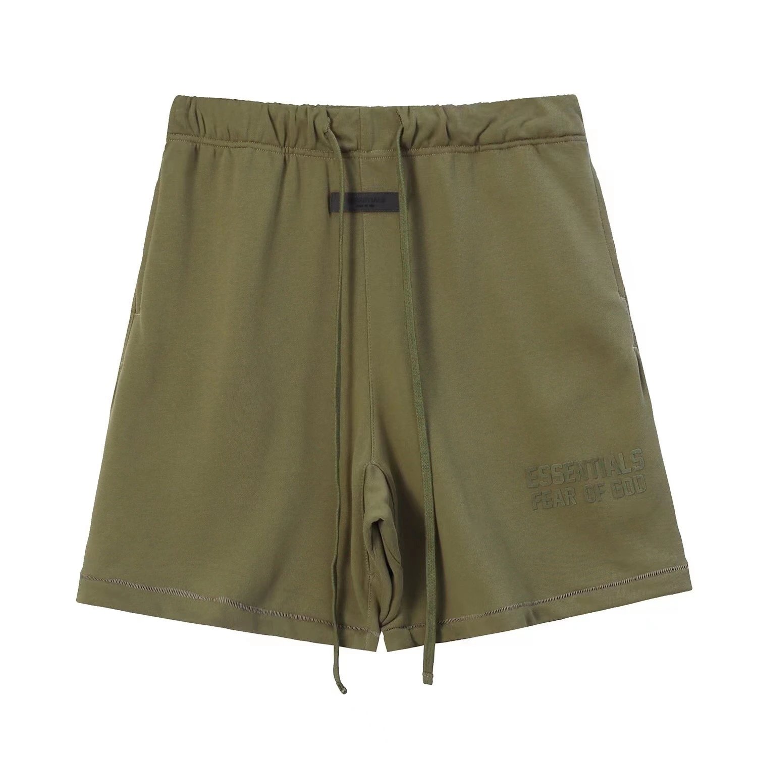 High-Street Cotton Shorts Coral - Gallery Image 9 - Detailed View