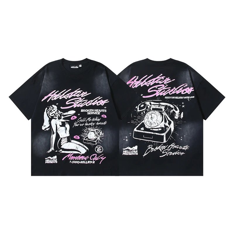 Hellstar Washed T-Shirt Multi - Gallery Image 3 - Detailed View