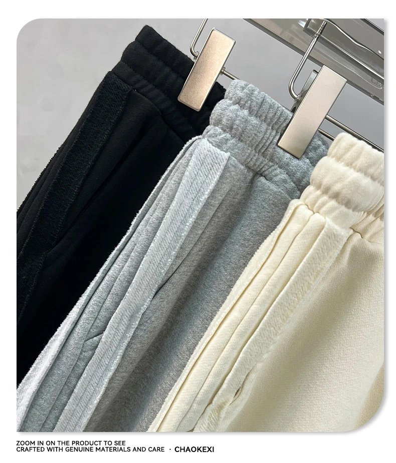 Oversized Hoodie Set Streetwear Heather Gray - Gallery Image 9 - Detailed View