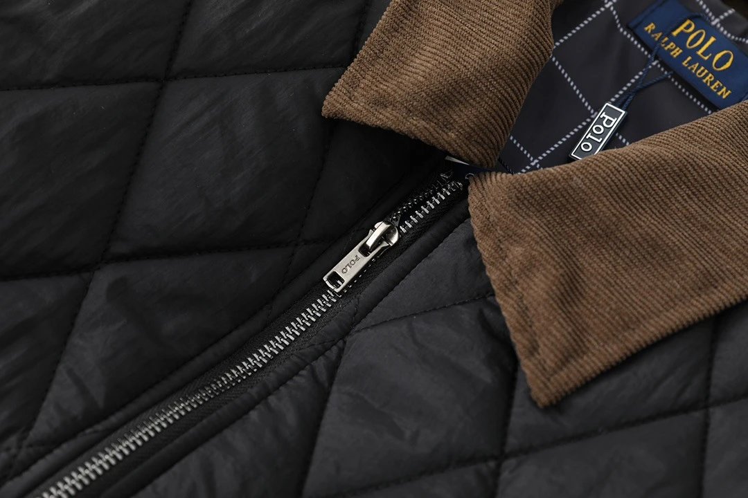 Ralph Lauren Quilted Corduroy Jacket Multi - Gallery Image 8 - Detailed View