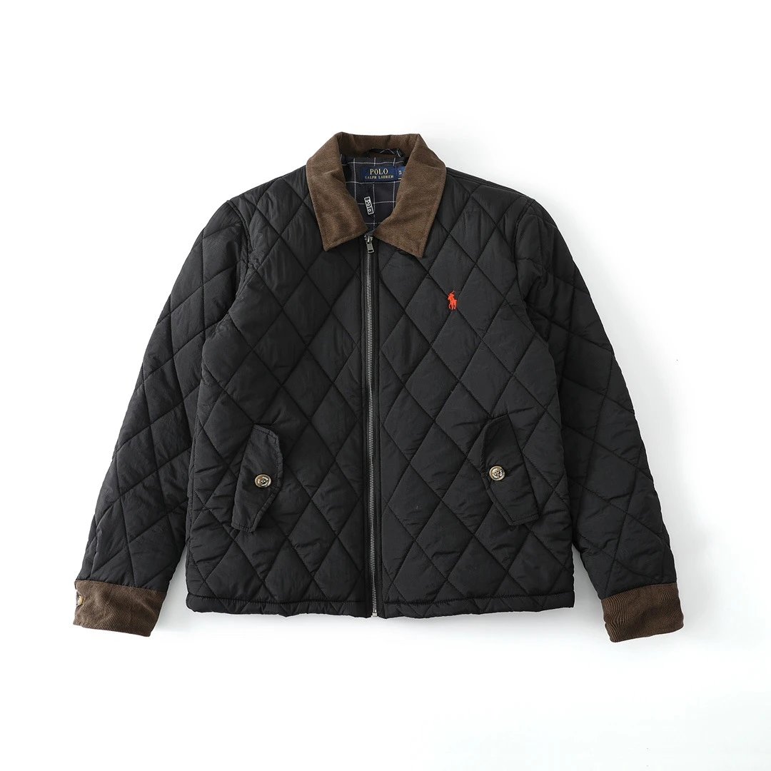 Ralph Lauren Quilted Corduroy Jacket Multi - Gallery Image 3 - Detailed View
