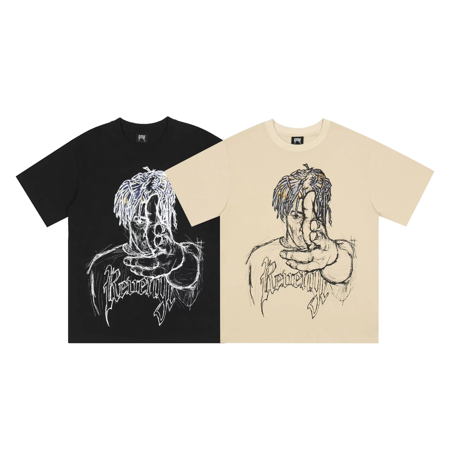 Graphic Tee Beige - Gallery Image 1 - Detailed View