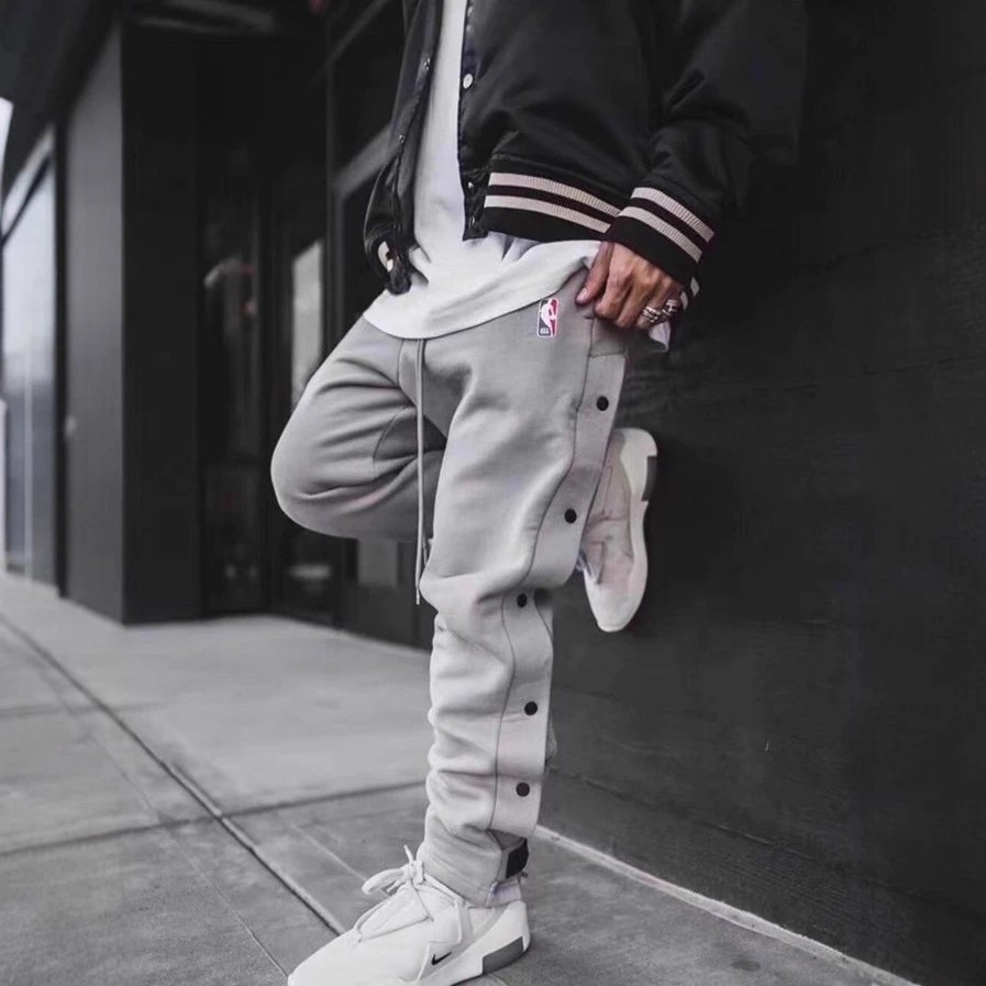 FOG x NB Dual Snap Joggers Gray - Gallery Image 9 - Detailed View