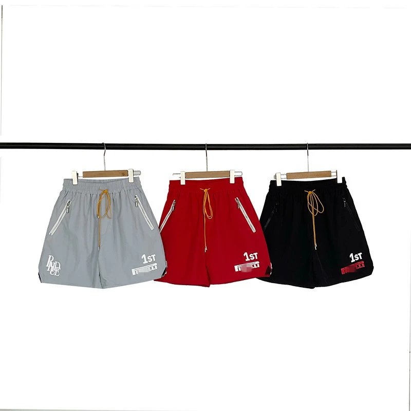 Rhude Logo Print Casual Shorts Multi - High Quality Product Image - Cnfans