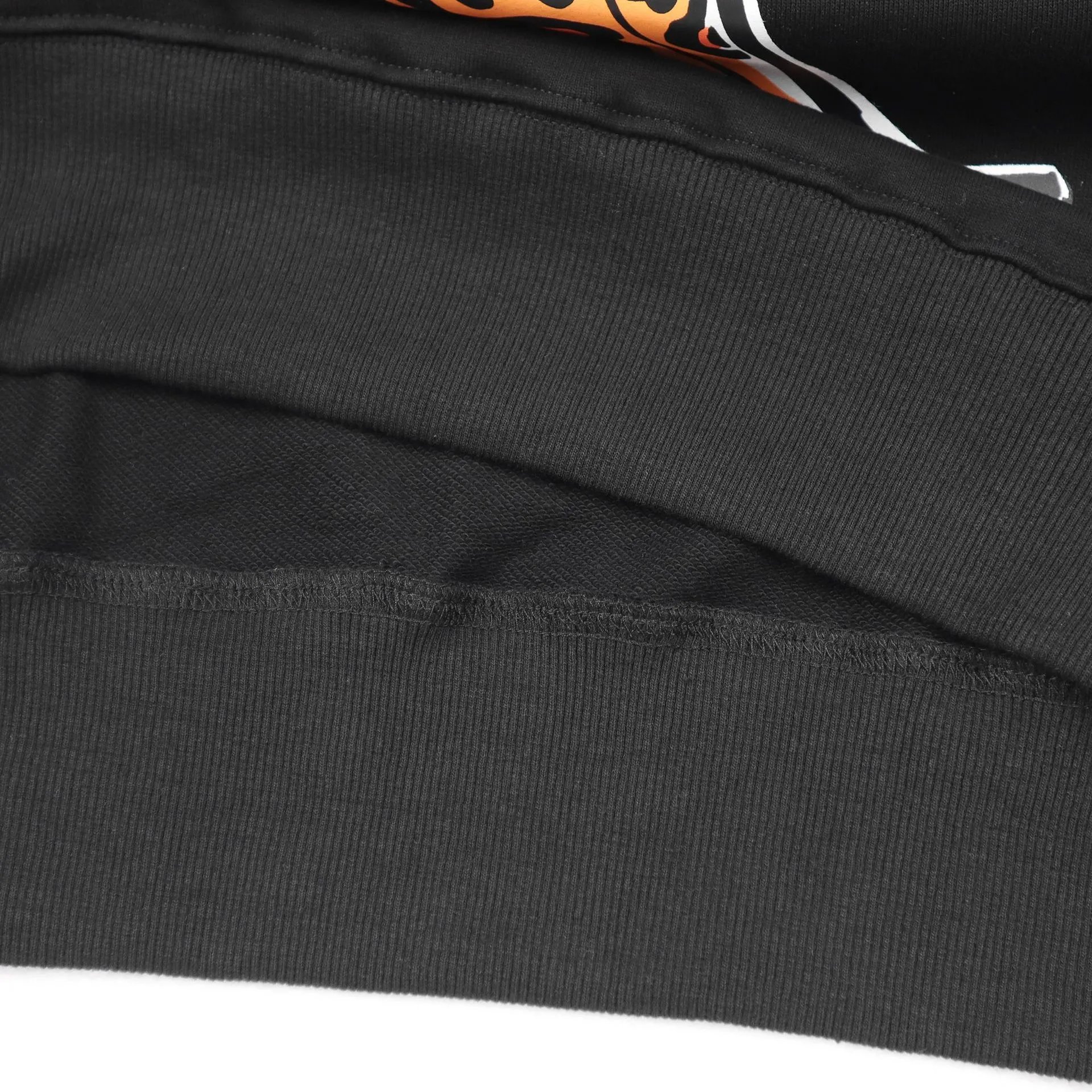 Street Banana Print Hoodie Unisex Pullover - Onyx - Gallery Image 12 - Detailed View