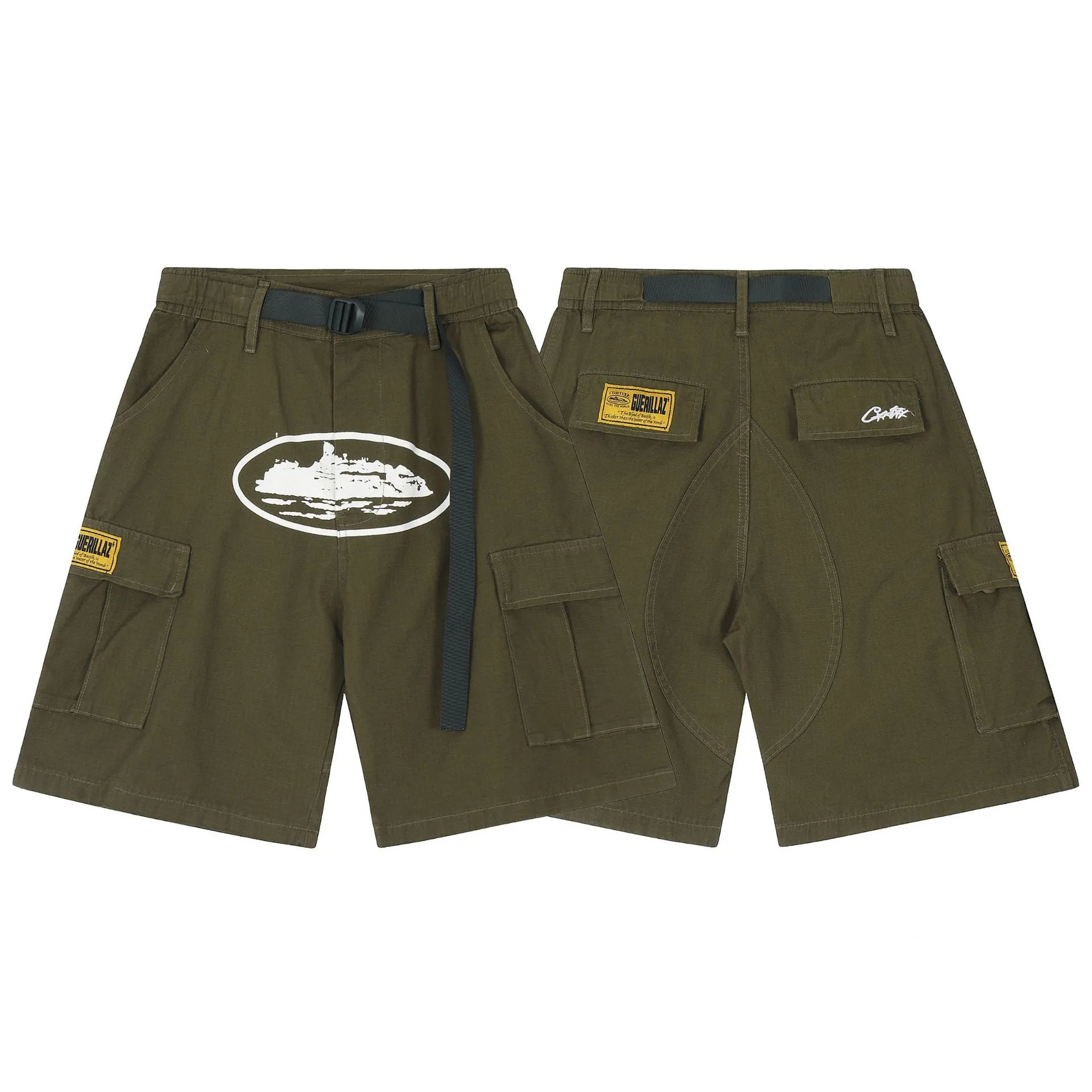 SSSaint Louis Cargo Shorts with Belt  - Gallery Image 2 - Detailed View