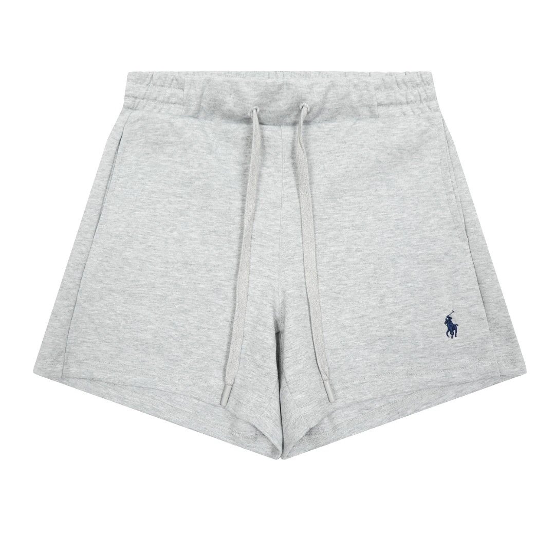 Classic Women's Cotton Lounge Shorts-Heather Grey - Ralph Lauren - Cnfans - $25.16