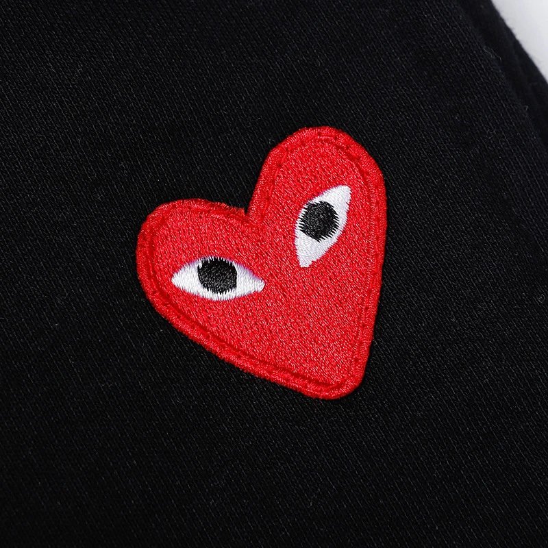 CDG Play Relaxed Pants Black - Gallery Image 9 - Detailed View