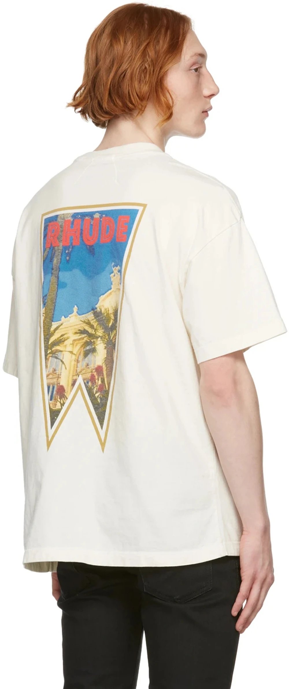 Rhude Stamp Print Tee Multicolor - Gallery Image 9 - Detailed View
