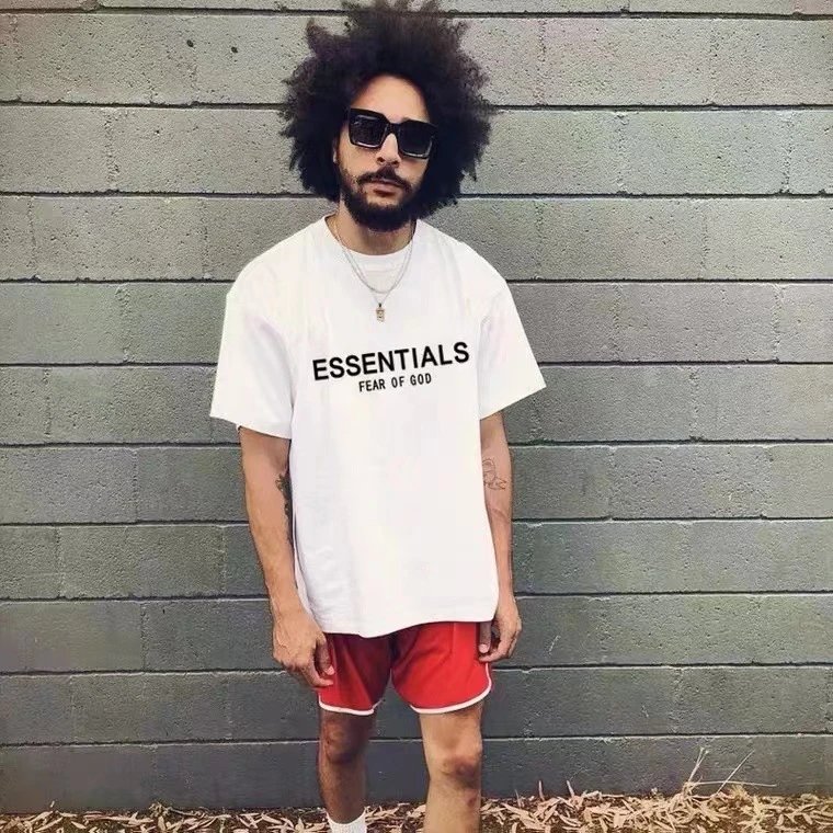 Streetwear Cotton Summer Tee Ivory - Gallery Image 11 - Detailed View