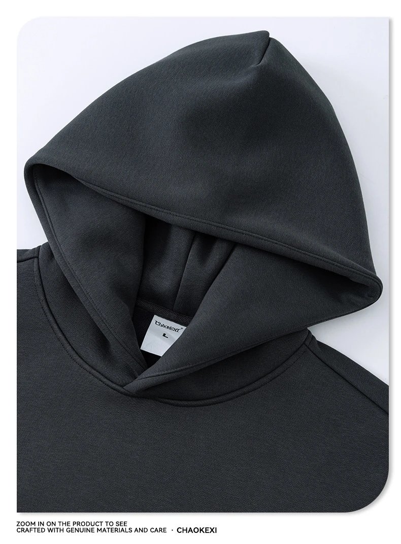 CHAOKEXI Heavyweight Fleece Hoodie Multicolor - Gallery Image 12 - Detailed View