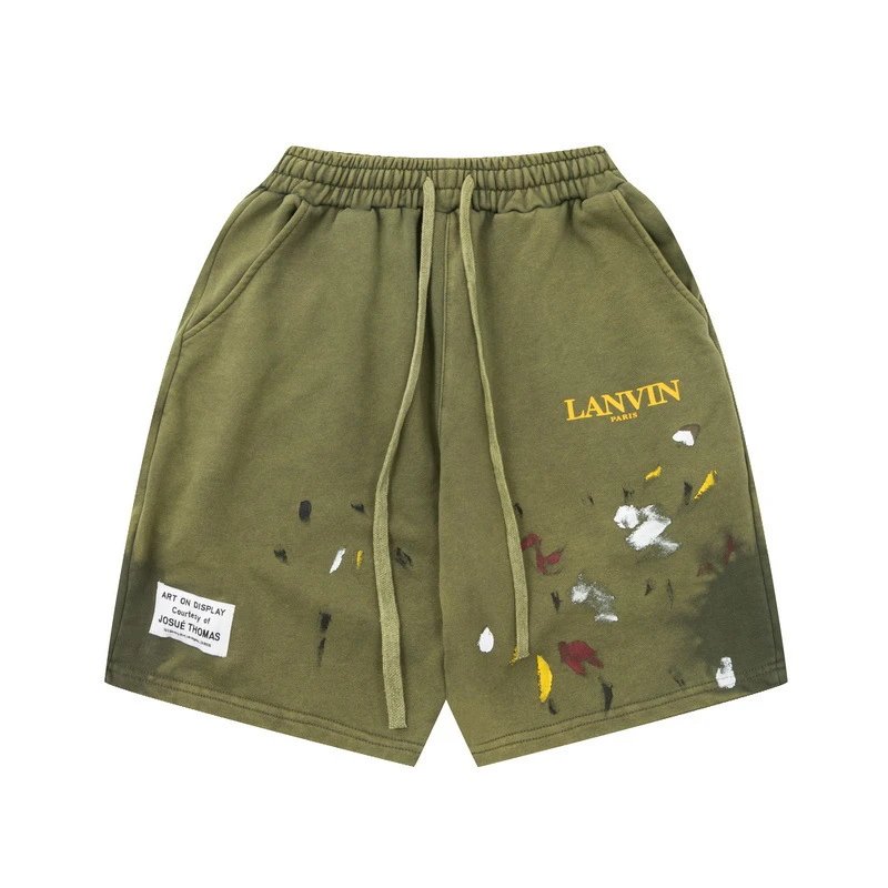 Lanvin Paint Splatter Shorts Multi-color - Gallery Image 2 - Detailed View