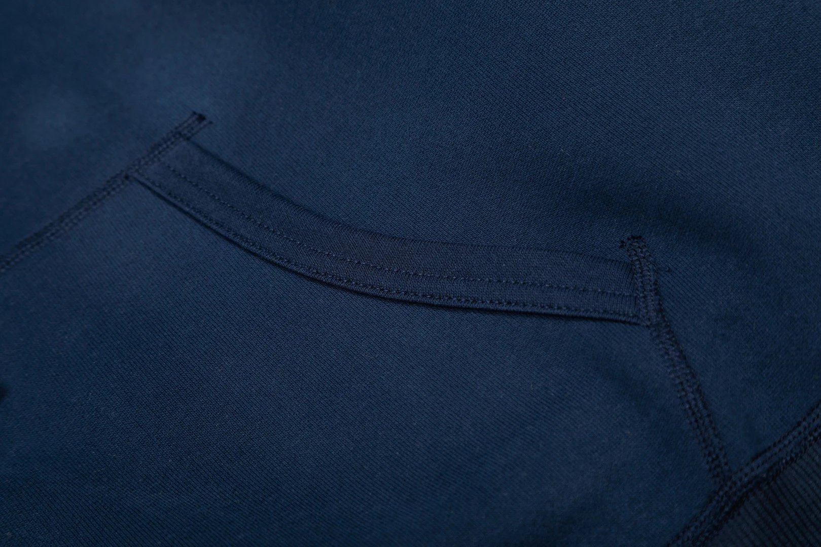 Men's Full Zip Cotton Bear Hoodie Jacket - Gray Heather - Gallery Image 9 - Detailed View